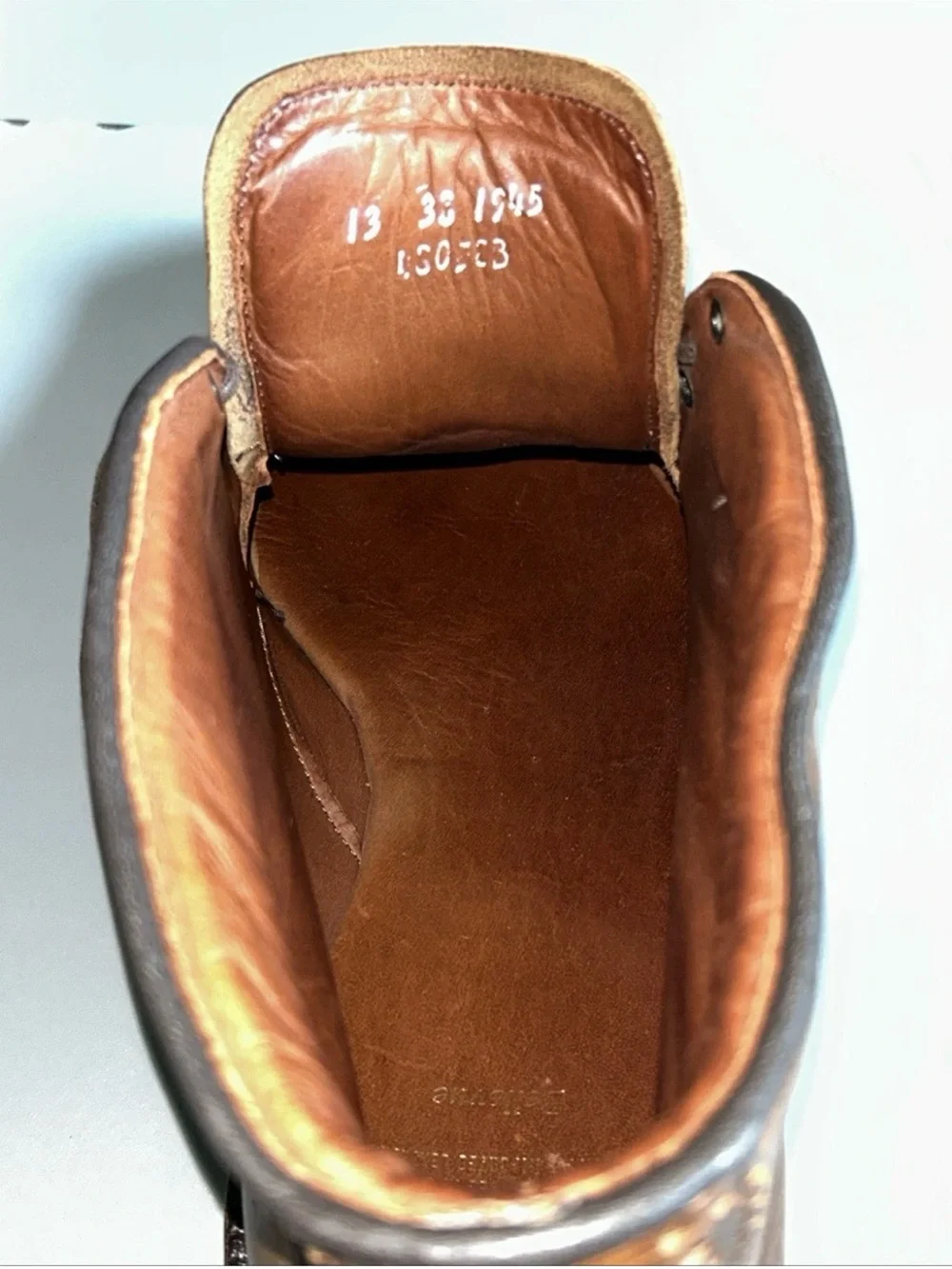 Allen Edmond Bellevue Brown Boots Brown Size 13 EEE